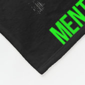 Bewusstsein für psychische Gesundheit Seien Sie Ki Fleecedecke (Ecke)