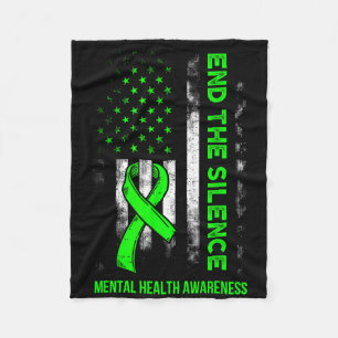 Bewusstsein für psychische Gesundheit Seien Sie Ki Fleecedecke