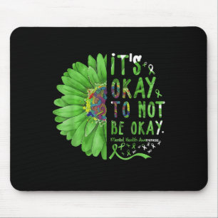 Bewusstsein für psychische Gesundheit Sonnenblumen Mousepad