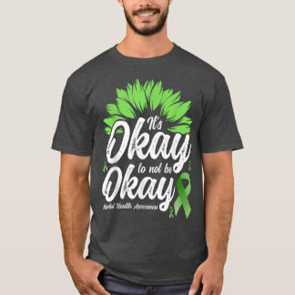 Bewusstsein für psychische Gesundheit Sonnenblumen T-Shirt