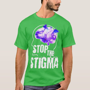 Bewusstsein für psychische Gesundheit stoppt das S T-Shirt