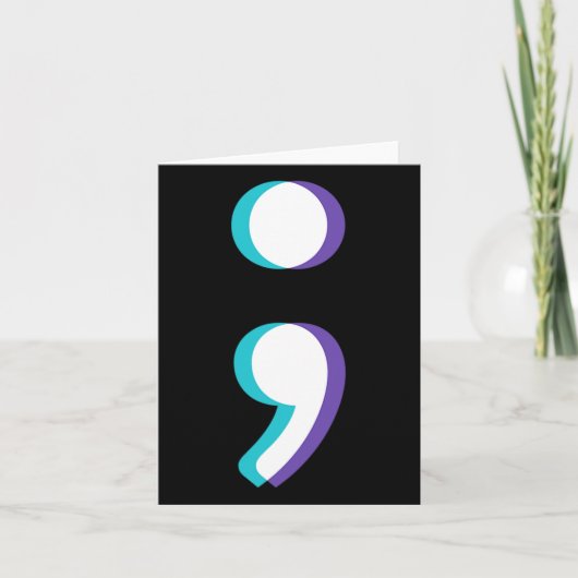 Bewusstsein für psychische Gesundheit - Suizidpräv Karte (Vorderseite)