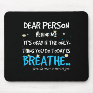 Bewusstsein für psychische Gesundheit und Suizidpr Mousepad