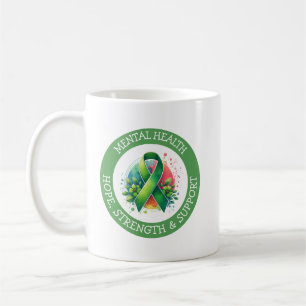 Bewusstsein für psychische Gesundheit - Unterstütz Kaffeetasse