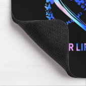 Bewusstsein für Schmetterlinge des Lebens Herz Des Mousepad (Ecke)