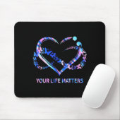 Bewusstsein für Schmetterlinge des Lebens Herz Des Mousepad (Mit Mouse)
