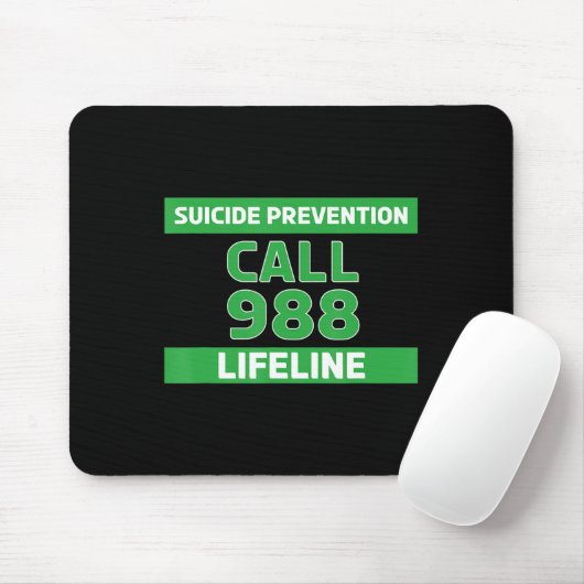 Bewusstsein für Selbstmord - Rettungsleine zur Prä Mousepad (Mit Mouse)