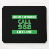 Bewusstsein für Selbstmord - Rettungsleine zur Prä Mousepad (Vorne)