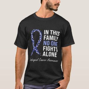 Bewusstsein für Speiseröhrenkrebs lila Immergrün T-Shirt