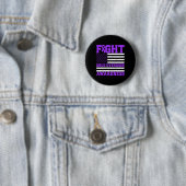 Bewusstsein für Sucht US-Flagge Amerika Überdosier Button (Beispiel)