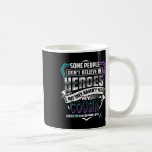 Bewusstsein für Suizidprävention - Aquamarin und L Kaffeetasse