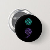 Bewusstsein für Suizidprävention Button (Vorne & Hinten)