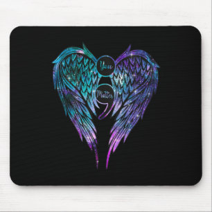 Bewusstsein für Suizidprävention Ihr Engel weint a Mousepad