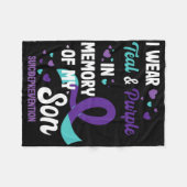 Bewusstsein für Suizidprävention im Gedenken an de Fleecedecke (Vorderseite (Horizontal))