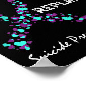 Bewusstsein für Suizidprävention Poster (Ecke)