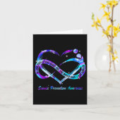 Bewusstsein für Suizidprävention, wenn die Liebe Karte (Gelbe Blume)