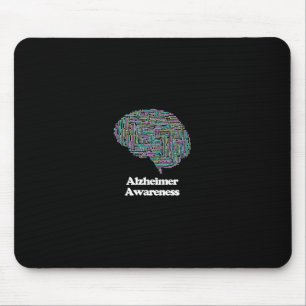 Bewusstsein Gehirndemenz Word Cloud Mousepad