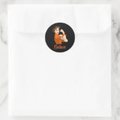 Bewusstsein glauben runder aufkleber (Tasche)