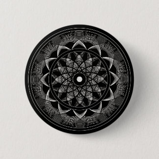 Bewusstsein - heilige Geometrie-Mandala Button