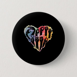 Bewusstsein ist ein freundliches Herz gegen Mobbin Button