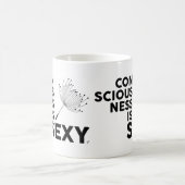 Bewusstsein ist sexy Lüster Kaffeetasse (Mittel)