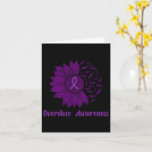 Bewusstsein Lila Sonnenblume Karte (Gelbe Blume)