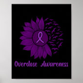 Bewusstsein Lila Sonnenblume Poster (Vorne)