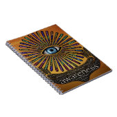 Bewusstsein Mindest Auge Inspiration Word Art Notizblock (Rechte Seite)