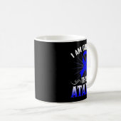 Bewusstsein Neurologisches Zeichen Hemiataxia Blau Kaffeetasse (VorderseiteRechts)