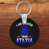 Bewusstsein Neurologisches Zeichen Hemiataxia Blau Schlüsselanhänger (Vorderseite)