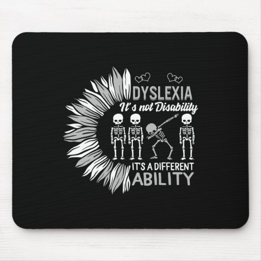 Bewusstsein nicht Behinderung Unterschiedliche Dab Mousepad (Vorne)