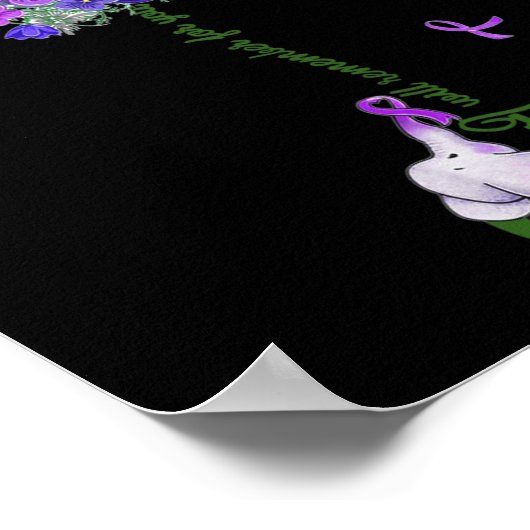 Bewusstsein Niedlicher Elefant, an den ich für Sie Poster (Ecke)