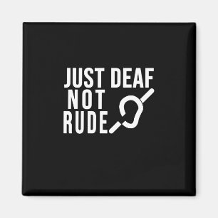 Bewusstsein nur Tod nicht Rude Yellow Ribbon Asl L Magnet