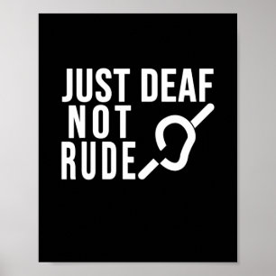 Bewusstsein nur Tod nicht Rude Yellow Ribbon Asl L Poster