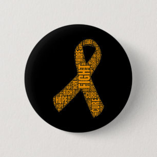 Bewusstsein Orange Fight Hope Cure Band Button