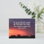 Bewusstsein Postkarte (Stehend Vorderseite)