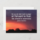 Bewusstsein Postkarte (Vorne/Hinten)