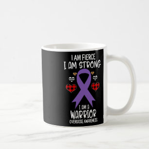 Bewusstsein Ribbon I bin Fierce Strong Warrior Leo Kaffeetasse