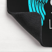 Bewusstsein - Semi Colon Life Engel Mousepad (Ecke)