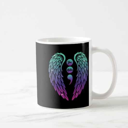 Bewusstsein Sie zählen Flügel Semikolon Kaffeetasse (Rechts)