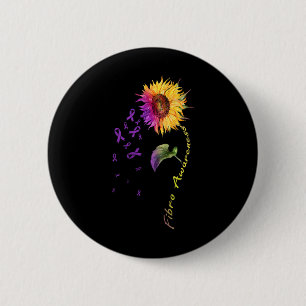 Bewusstsein Sonnenblume Fibro Button