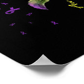 Bewusstsein Sonnenblume Fibro Poster (Ecke)