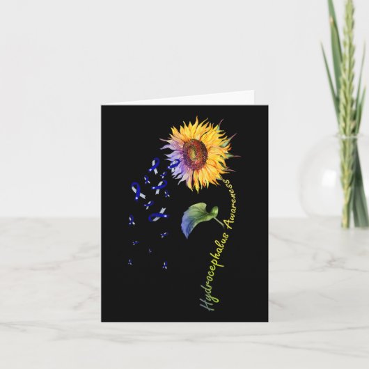 Bewusstsein Sonnenblume Karte (Vorderseite)