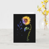 Bewusstsein Sonnenblume Karte (Gelbe Blume)