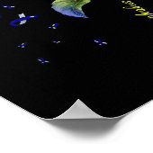 Bewusstsein Sonnenblume Poster (Ecke)