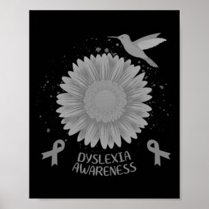 Bewusstsein Sonnenblumen Hummingbird Geschenk Poster