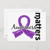 Bewusstsein spielt eine Rolle beim Sjogren-Syndrom Postkarte (Vorne/Hinten)