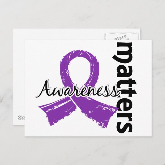 Bewusstsein spielt eine Rolle beim Sjogren-Syndrom Postkarte (Vorne/Hinten)