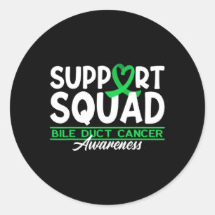 Bewusstsein Squad Cholangiocarcinoma Bile Duct Can Runder Aufkleber