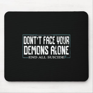 Bewusstsein Stelle Dich Deinen Dämonen Nicht Allei Mousepad